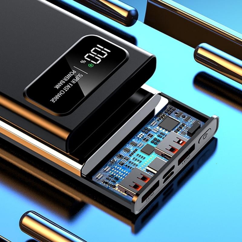 lanema 66W USB C Mobile Power Adapter Battery Charger PD20W 20000/30000/40000mAh Fast Charging for Frequent Device Users