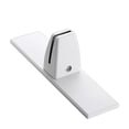 thumbnail image 1 of koolsoo Adjustable Office Table Partition Bracket Divider Glass Screen Pins Clamp Office No Drilling White, 1 of 6