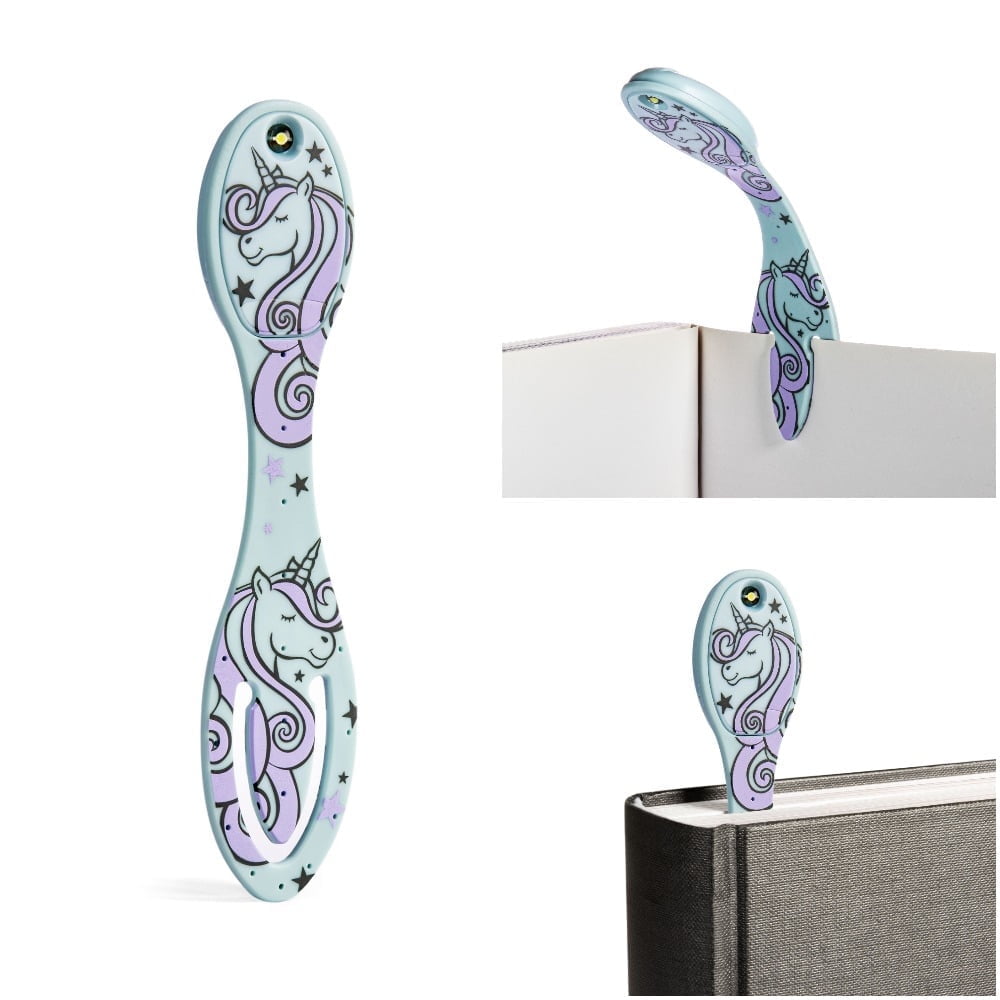Thinking Gifts 2-in-1 LED Reading Light | Clip-on Bookmark & Book Light for Children & Adults