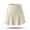 #0382-Beige, variant on Womens Satin Mini Skirt, High Rise A Line Skirt with Lace Detail, Elastic Waistband Flowy Short Skirt, Solid Color Casual Skirt, Versatile Lace Trim Skirts for Women Gift