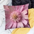 thumbnail image 2 of BANET  Doule-Sided Printed Mother's Day Heart Ballon Throw Pillow Covers, Square Pink Tulips Butterfly Couch Cushion Cover Hidden Zipper Pillowcase Home Sofa Decor 18x18in, 2 of 5