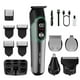 thumbnail image 1 of Cortapelos 5 en 1 con pantalla digital, ajustable y recargable | Herramientas silenciosas para cortar barba, nariz y cuerpo | Cuchillas de acero inoxidable | Kit de peluquería multifuncional, 1 of 5