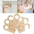 thumbnail image 2 of SDFGTstore Baby Clothes Hangers with Size Markers Wood Children's Clothing Hanger Nursery Wardrobe Size Organizers for Newborns, 2 of 9