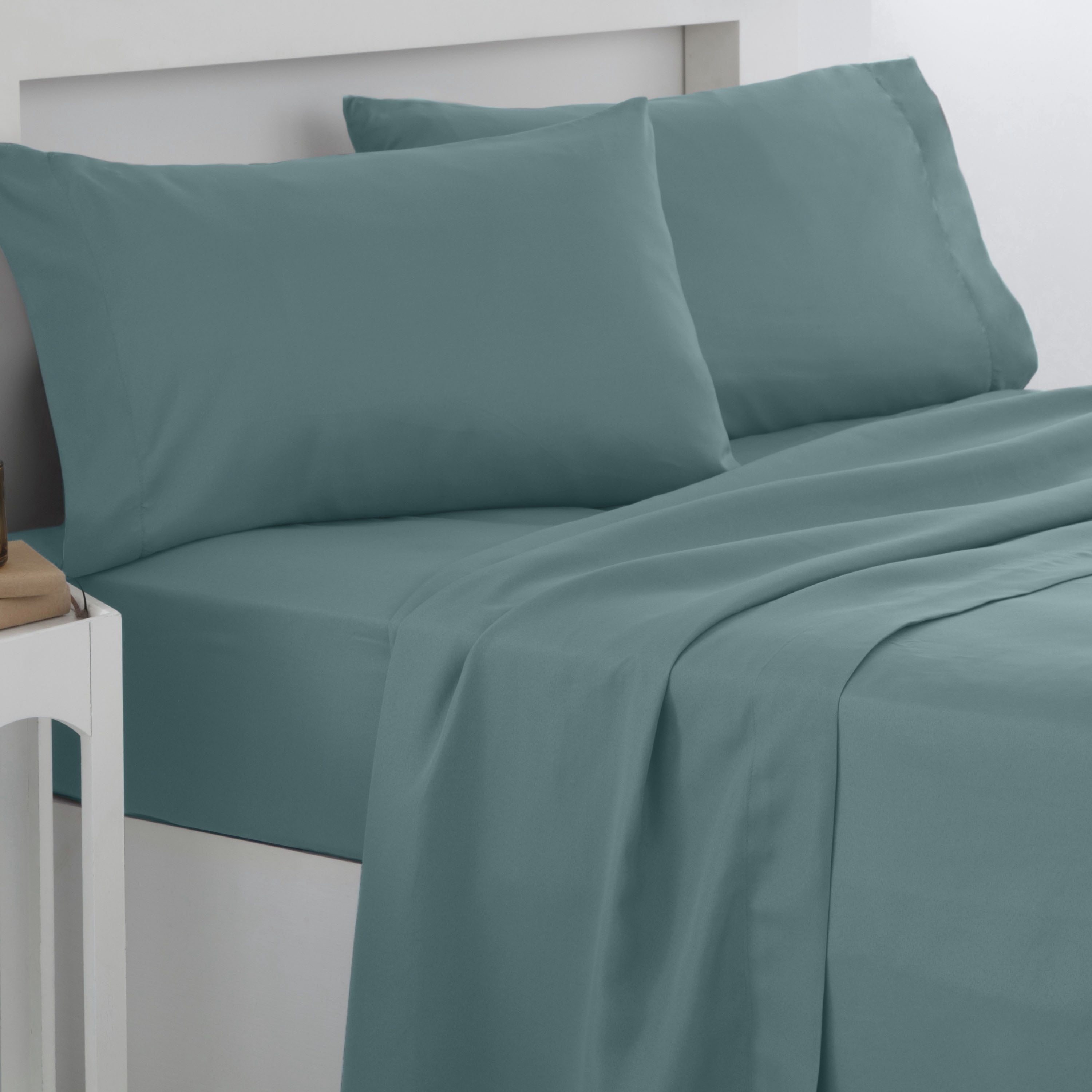 Martex Microfiber Queen Teal Artic Sheet Set
