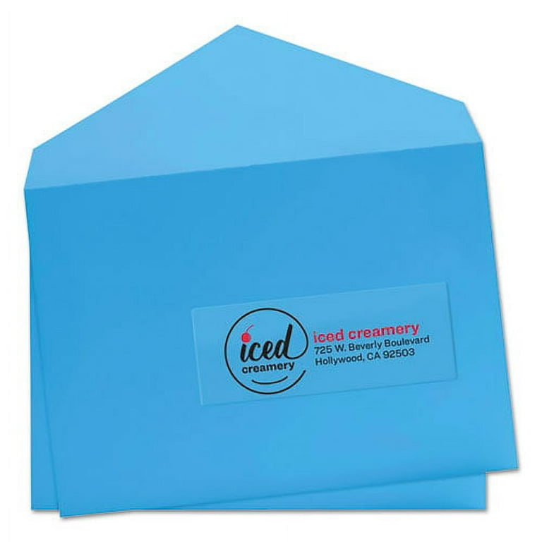 Glossy Clear Easy Peel Mailing Labels w/ Sure Feed Technology, Inkjet/Laser Printers, 1 x 2.63, 30/Sheet, 10 Sheets/Pack Glossy Clear Easy Peel Mailing Labels w/ Sure Feed Technology, Inkjet/Laser Printers, 1 x 2.63, 30/Sheet, 10 Sheets/Pack