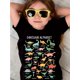 thumbnail image 1 of Camisetas creativas con estampado de dinosaurios, suaves y elásticas, cómodas, de cuello redondo y manga corta, tops de verano para niñas., 1 of 7