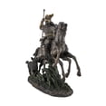 thumbnail image 2 of Bronzed Norse God Odin Riding Sleipner Statue, 2 of 4