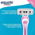 thumbnail image 4 of Rastrillos desechables Equate para piel sensible 3 pzas, 4 of 4