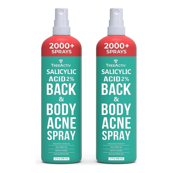 Treeactiv Spray De Ácido Salicílico Para Espalda Y Cuerpo