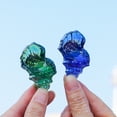 thumbnail image 4 of Glass Conch Figurines, Hand Blown Seashell Art Figurine, Crystal Glass Paperweight, Home Decor Collectible Statue，Green, 4 of 5