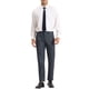 thumbnail image 2 of Pantalones INSPIRE CHIC para hombre, corte regular, frente plano, formales, de vestir, a cuadros, talla 34, gris oscuro, 2 of 5