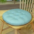 thumbnail image 1 of Nvzi Cojín de asiento para jardín, patio, hogar, cocina, oficina, grueso y cómodo, azul agua, 16 x 16 pulgadas, 1 of 5