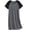 Dark Grey, variant on Nightgowns for Women Cotton Sleep Shirts Short Sleeve Nightshirt Crew Neck Night Gown Comfy Sleepwear Nightdress