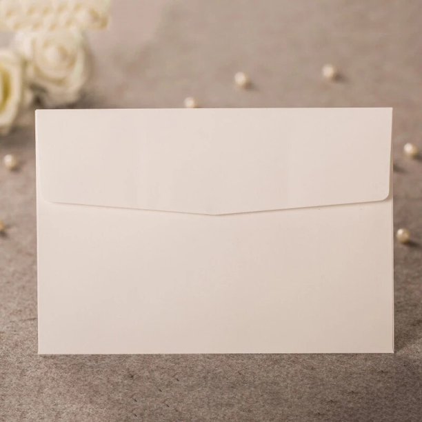 Sobre de papel blanco de 195x135mm para decoración de tarjetas de regalo, sobres para boda, fiesta de cumpleaños, invitación, 10/50 piezas