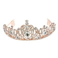 thumbnail image 1 of Tiara Wedding Rhinestone Princess Headpiece Crown Pageant Birthday, 1 of 1