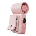 thumbnail image 1 of Ventilador portátil con clip, 4 velocidades de viento ajustables, resistente, ideal para oficina, dormitorio y hogar. Rosa, 1 of 9