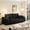 Black-Human Dog Bed, variant on QuzyAor 78.7" 3-in-1 Convertible Sofa Bed, Teddy Fabric Foldable Sleeper, Modern Loveseat Lazy Sofa, No Assembly Required for Living Room Apartment, Gray