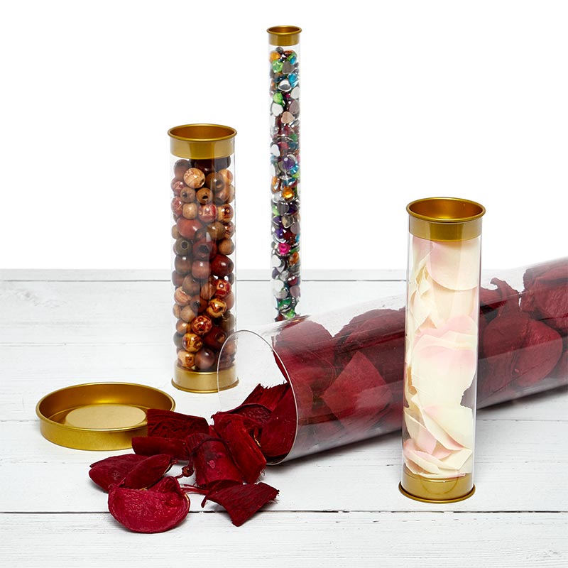 Clear Plastic Shipping Tube 3" X 6" 0.022" Thick Quantity 12 by