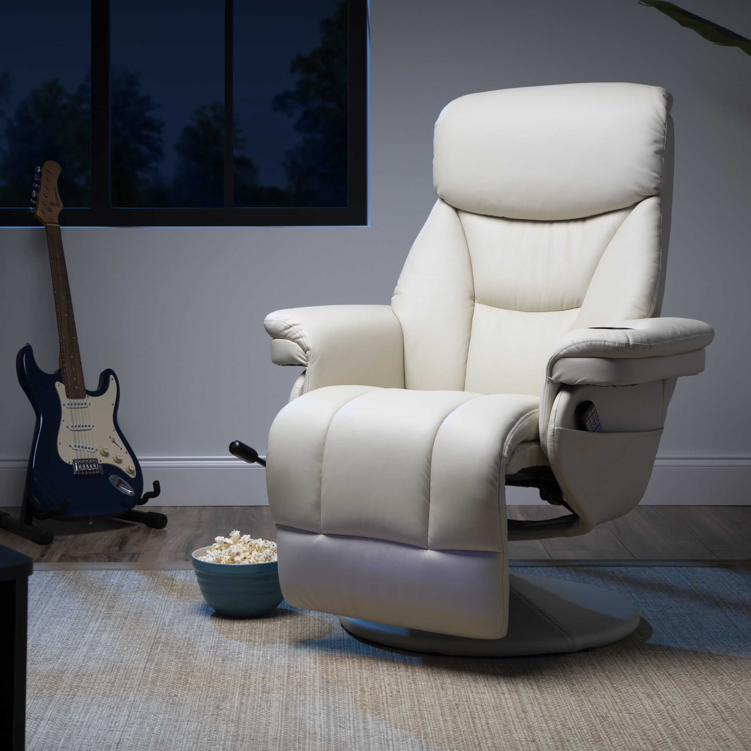 OFM Essentials Collection Home Entertainment Recliner in Beige ESS 7070 BGE Walmart
