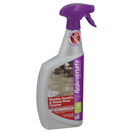 Rejuvenate Marble Granite And Stone Floor Cleaner Non Toxic Clear