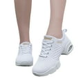 thumbnail image 6 of Wovix Women's Jazz Shoes Lace-up Sneakers Modern Dance Shoes Platform Walking Dance Shoes Cushioning Shoes Versatile And Sneakers Soft Basic Athletic Footwear, 6 of 7