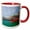 Red/White, variant on 3drose, Chicago Skyline from the Water, Illinois, Usa, 11oz Two-tone Black Mug