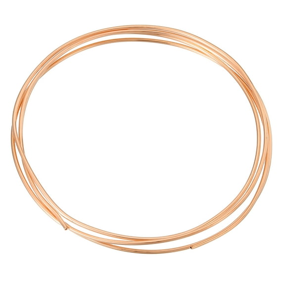 T2 Copper Tubing 0.04"ID x 3/32"OD x 5Ft, 99% Pure Copper Refrigeration Tube Seamless Flexible Coil Pipe