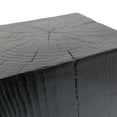 thumbnail image 4 of Outdoor Tables Wood-Look Square-Column MGO End Table, H27.75",Wood-Like Distressed Finish, Mix with Different Heights, Indoor Outdoor Use,Black Color,Patio Tables, 4 of 6