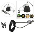 thumbnail image 1 of Metal Reptile Heat Lamp Clamp Fixture Heating Support Reptile Lamp Clamp Fixture Base for Pet Habitat, 1 of 8