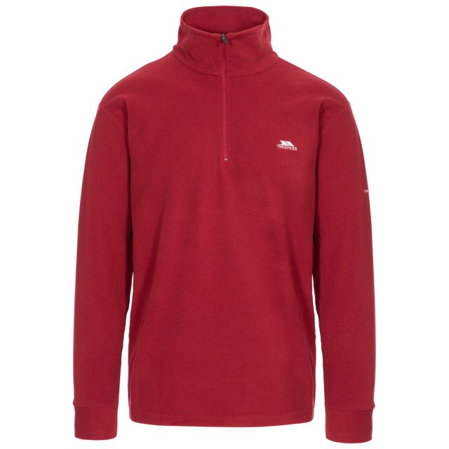 Trespass - Forro micropolar cremallera cuello Modelo Masonville para niños (Rojo) Trespass UTTP347_red