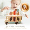 thumbnail image 4 of Wooden Ice Cream Truck Simulation Kitchen Toy Children Pretend Cook Play House Coffee Machine Toy Baby Early Education Fun Gifts, 4 of 7