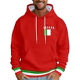thumbnail image 2 of CONZONE Mens Casual Hoodies Long Sleeve Pullover Hoodie for Men Italian Flag Graphic Hooded Sweatshirts With Pocket, 2 of 4