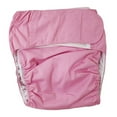 thumbnail image 5 of Adult Cloth Diaper Washable Reusable Diaper Pants Absorbent Pad Incontinence Underwear for Elderly Men or Women Waist: 19.68-51.21inch - Pink, 5 of 8