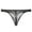 Black, variant on Mens Ransparent Thong Thin Mesh Sexy Underwear Fun White M