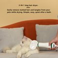 thumbnail image 4 of Methold Secador de pelo para perros y gatos, 300W, ajustable, 2 en 1, cepillo de pelo para mascotas, mango de bajo ruido, soplador de aseo para animales, Suministros para perros, 4 of 6