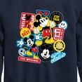 thumbnail image 3 of Disney - Mickey Sticker Look - Youth Crewneck Fleece Sweatshirt, 3 of 5