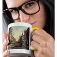 thumbnail image 2 of Main Street, Boise, Idaho (Vintage), 11oz Two-Tone Yellow Mug, 2 of 7