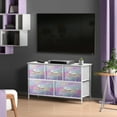 thumbnail image 3 of Commode avec 5 Tiroirs, Meuble de Rangement pour la Maison, Chambre, 3 of 7