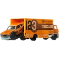 thumbnail image 5 of Hot Wheels Team Transport Toy Truck & Race Car, Mazda RX3 & Sakura Sprinter Collectible Set, 5 of 7