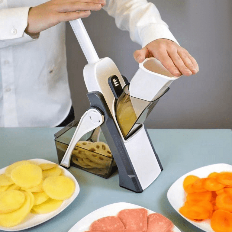 Mandoline Slicer 5 in 1,Vegetable Food Potato Cutter, Strips