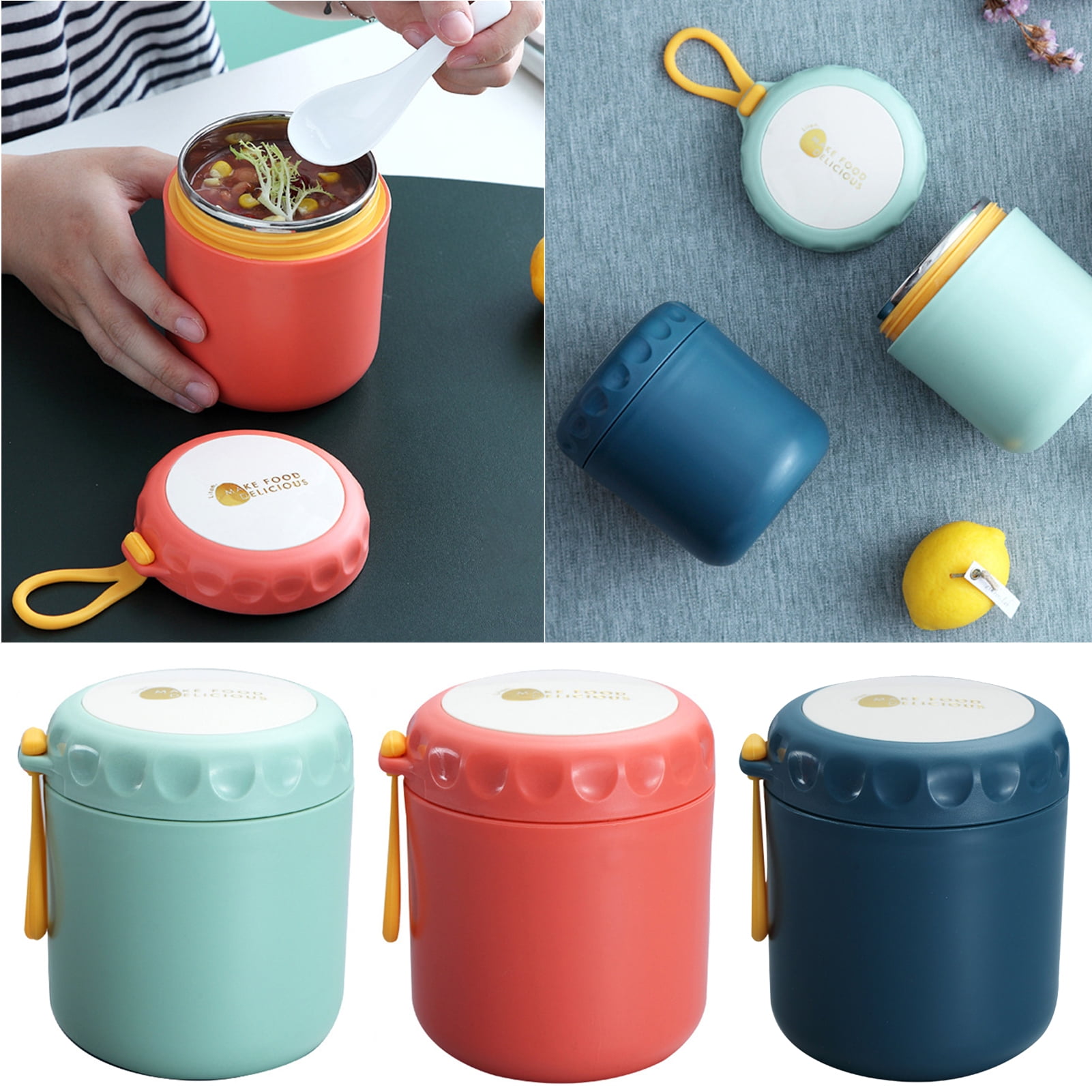Yirtree 400ML Food Thermos - Vacuum Insulated Soup Container