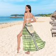 thumbnail image 6 of FORMRS Womens Beach Sarong Semi-Sheer Bikini Wrap Skirt Swimsuit Cover-ups, Red Martini, 6 of 7