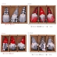 thumbnail image 6 of Christmas Gnomes Set of 3 Handmade Santa Scandinavian Tomte Plush Gnome, Home Tabletop Ornaments Christmas Gnome Decor D, 6 of 7