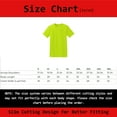 thumbnail image 2 of Hanes Men Essential-T High Visibility T-Shirt, Short Sleeve Tee, Safety Green, CVC Blend, 2XL, 2 of 6