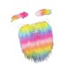 thumbnail image 1 of Disfraz de barba Colorido perfecl pelo facial cosplay con ceja, 1 of 8