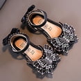 thumbnail image 6 of Otqutp Princess Flower Girls Shoes Fashion Summer Girls Dance Shoes Princess Dress Performance Shoes Silk Bow Rhinestone Mesh Bow Light and Comfortable Shoes, 6 of 6