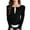 Black, variant on EDFBUYKRS Womens Dressy Casual Blouse Business Long Sleeve Tops Ruffle V Neck Work Shirt Fall Shirt 2026 M