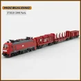 thumbnail image 1 of Blocks Cargo Express Train MOC Building Blocks Train City Model DIY Assembled Technology Bricks Creative Display Children Toys Gifts 240120, 1 of 6