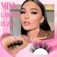 thumbnail image 5 of Half Lashes Natural Look Wispy False Eyelashes Mink 3/4 Corner Lashes Clear Band Fake  7 Pairs Multipack by Eefofnn, 5 of 14
