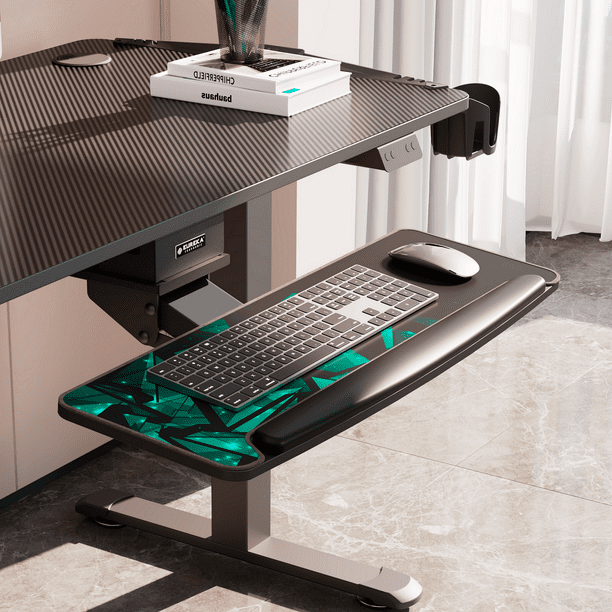 Eureka Ergonomic Adjustable Keyboard Tray Under Desk, 28" x 10" Large